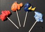534sp Meno Fish and Dory Friends Chocolate or Hard Candy Lollipop Mold